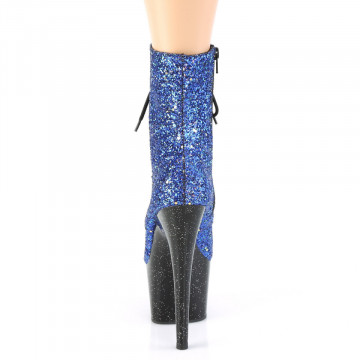 Pleaser ADORE-1020MG Blue Multi Glitter/Blk