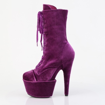 Pleaser ADORE-1045VEL Purple Velvet/Purple Velvet