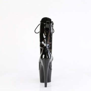 Pleaser ADORE-1049WR Blk Pat/Blk
