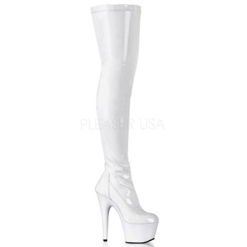 Pleaser ADORE-3000 Wht Str Pat/Wht 11us 41