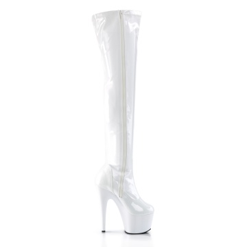 Pleaser ADORE-3000 Wht Str Pat/Wht - Img 5