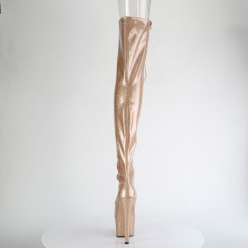 Pleaser ADORE-3021GP Gold Glitter Pat/M