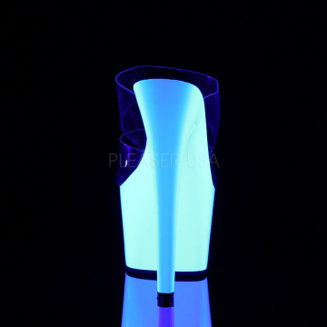 Pleaser ADORE-702UV Clr/Neon Wht