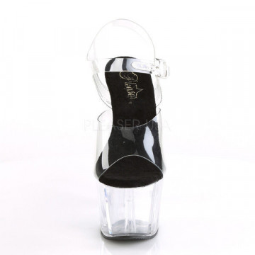 Pleaser ADORE-708 Clr-Blk/Clr