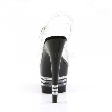 Pleaser ADORE-708LN Clr/Blk