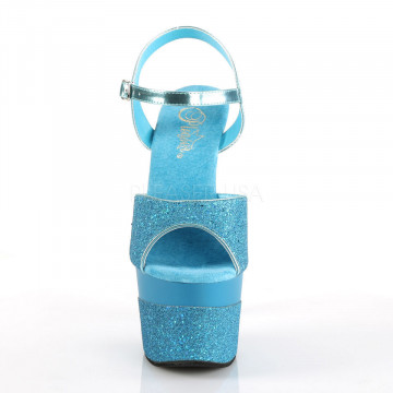 Pleaser ADORE-709-2G Aqua Multi Glitter/Aqua Multi Glitter 6us 36eu