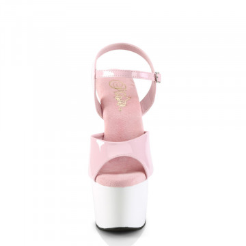 Pleaser ADORE-709 B. Pink Pat/Wht
