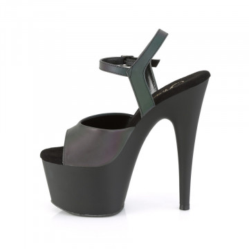 Pleaser ADORE-709REFL Green Multi Reflective/Blk Matte