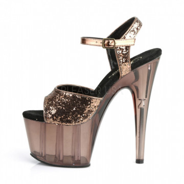 Pleaser ADORE-710GT Bronze Glitter/Bronze Tinted