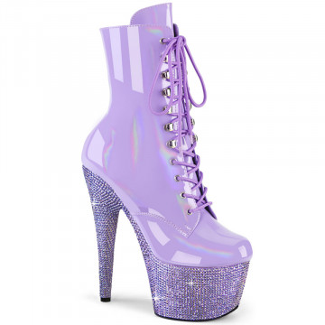 Pleaser BEJEWELED-1020-7 Lavender Holo Pat/Lavender RS