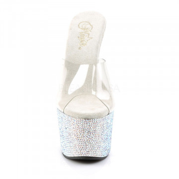 Pleaser BEJEWELED-701DM Clr/Slv Multi RS