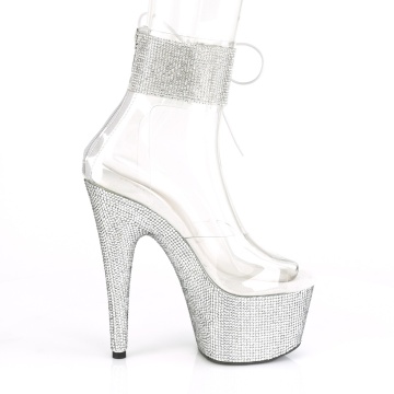 Pleaser BEJEWELED-724RS Clr/Slv RS