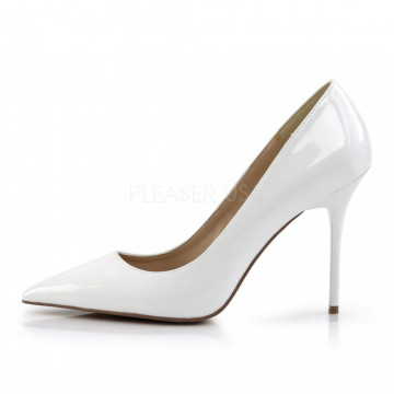 Pleaser CLASSIQUE-20 Wht Pat