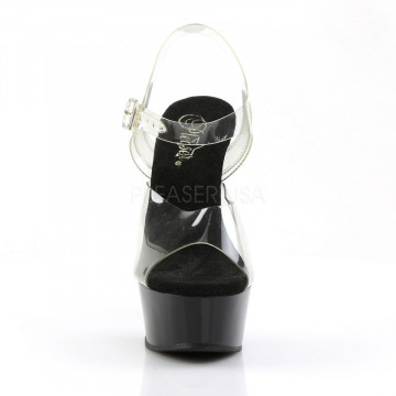 Pleaser DELIGHT-608 Clr/Blk