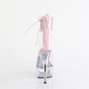 Pleaser DELIGHT-624RS Clr-B. Pink/Clr