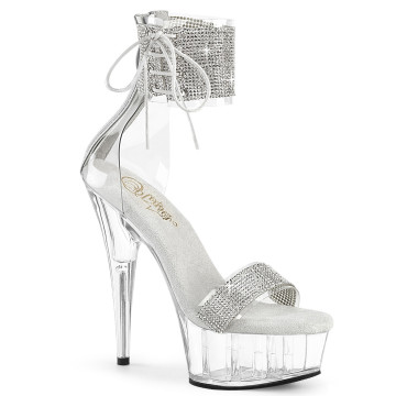 Pleaser DELIGHT-627RS Clr-Slv/Clr
