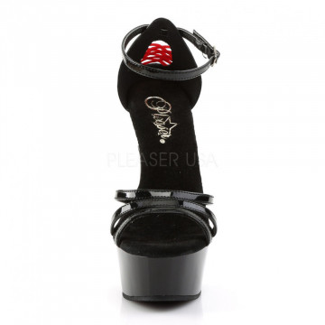 Pleaser DELIGHT-662 Blk Pat/Blk