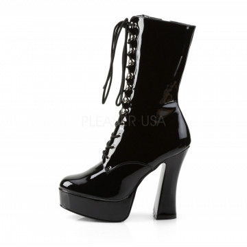 Pleaser ELECTRA-1020 Blk Pat/Blk