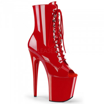Pleaser FLAMINGO-1021 Red Pat/Red