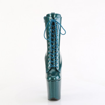 Pleaser FLAMINGO-1040GP Teal Glitter Pat/M