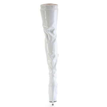 Pleaser FLAMINGO-3000 Wht Str Pat/Wht