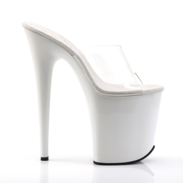 Pleaser FLAMINGO-801 Clr/Wht