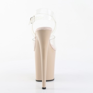 Pleaser FLAMINGO-808 Clr/Nude