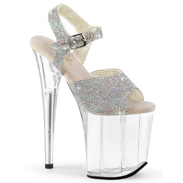 Pleaser FLAMINGO-808N-RS Slv AB RS-TPU/Clr