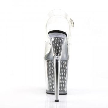 Pleaser FLAMINGO-808SRS Clr/Blk SRS