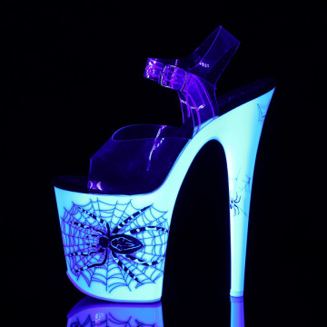 Pleaser FLAMINGO-808SW Clr/Neon White