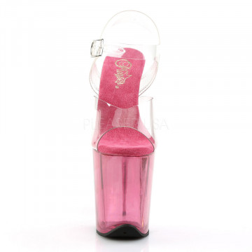 Pleaser FLAMINGO-808T Clr/Pink Tinted