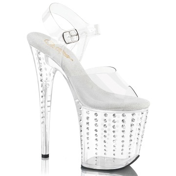 Pleaser FLAMINGO-808TDRS Clr/Clr-Slv RS