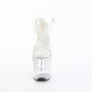 Pleaser FLAMINGO-808TDRS Clr/Clr-Slv RS