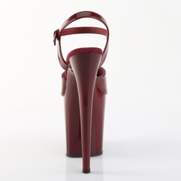 Pleaser FLAMINGO-809 Burgundy Pat/Burgundy