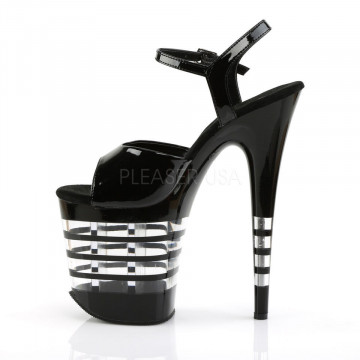 Pleaser FLAMINGO-809LN Blk Pat/Blk