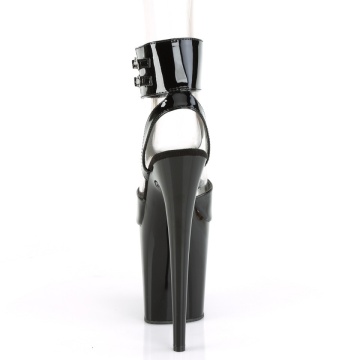 Pleaser FLAMINGO-891 Blk Pat/Blk