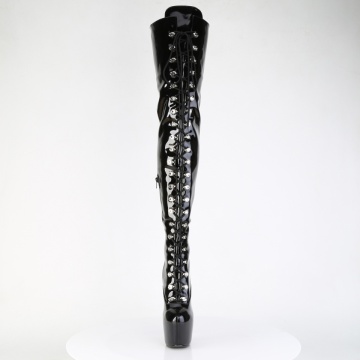 Pleaser JUBILANT-4012 Blk Str. Pat