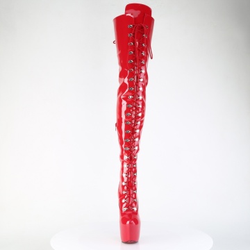 Pleaser JUBILANT-4012 Red Str. Pat