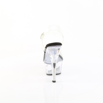 Pleaser KISS-208 Clr-Blk/Clr