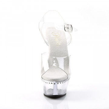Pleaser KISS-208LS Clr/Clr