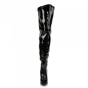 Pleaser Pink Label SEDUCE-3000WC Blk Str. Pat