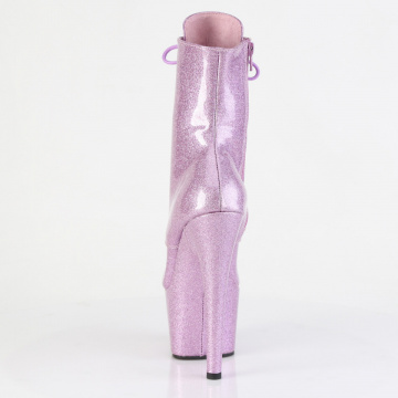 Stivaletti Pleaser ADORE-1020GP Lilac Glitter Pat/M