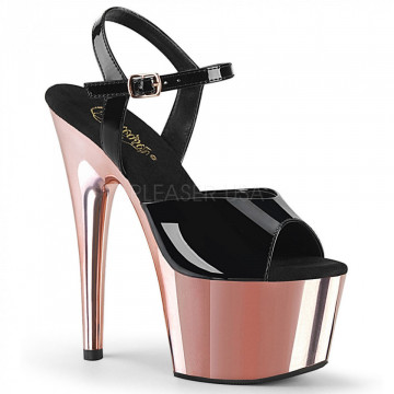 Pleaser Platform Shoes ADO709/B/ROGLDCH