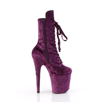 Pleaser Platform Shoes FLAMINGO-1045VEL Purple Subito 10us.