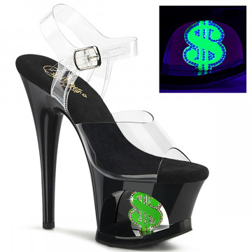 Pleaser Platform Shoes MOON708USD/C/B-NGN