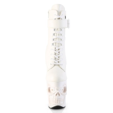 Pleaser RAPTURE-1020STR-LT Wht Faux Leather/Wht Matte - Img 2