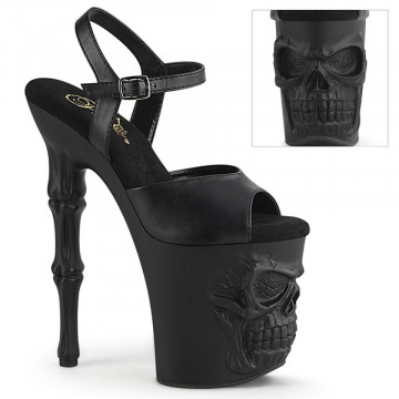 Pleaser RAPTURE-809 Blk Faux Leather/Blk Matte 5us 35eu