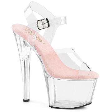 Pleaser SKY-308 Clr-B.Pink/Clr