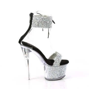 Pleaser SKY-327RSI Slv Multi RS-Blk/Slv RS