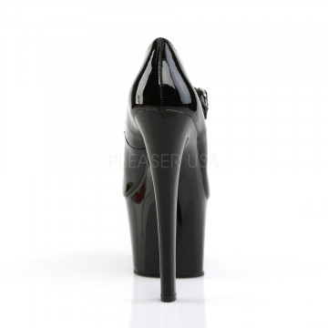 Pleaser SKY-387 Blk Pat/Blk